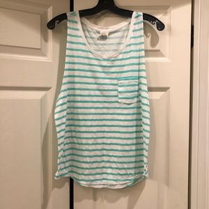 Victoria’s Secret PINK Striped Pocket Tank